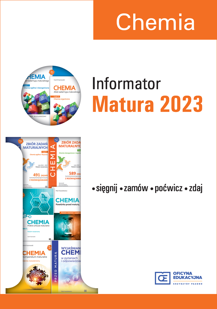 Chemia informator matura 2023